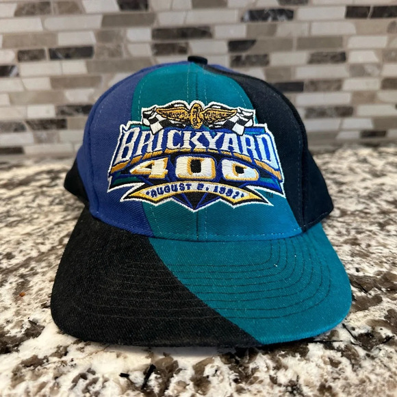 Brickyard 400 Vintage 1997 Top of the World Snapback Hat - Picture 1 of 6